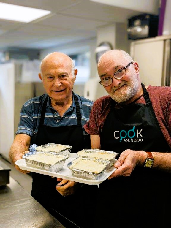 James (right) and Alec (left), Cook for Good 